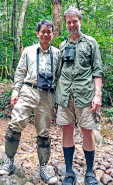 Rob Timmins (Technical Director) and Chanthasone Phommachanh (aka ‘Olay, Lao Programs Director.)