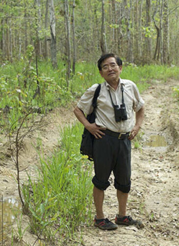 Dr. Do Tuoc where he most loved to be – in nature (photo courtesy of Le Van Dung, Save Vietnam’s Wildlife).